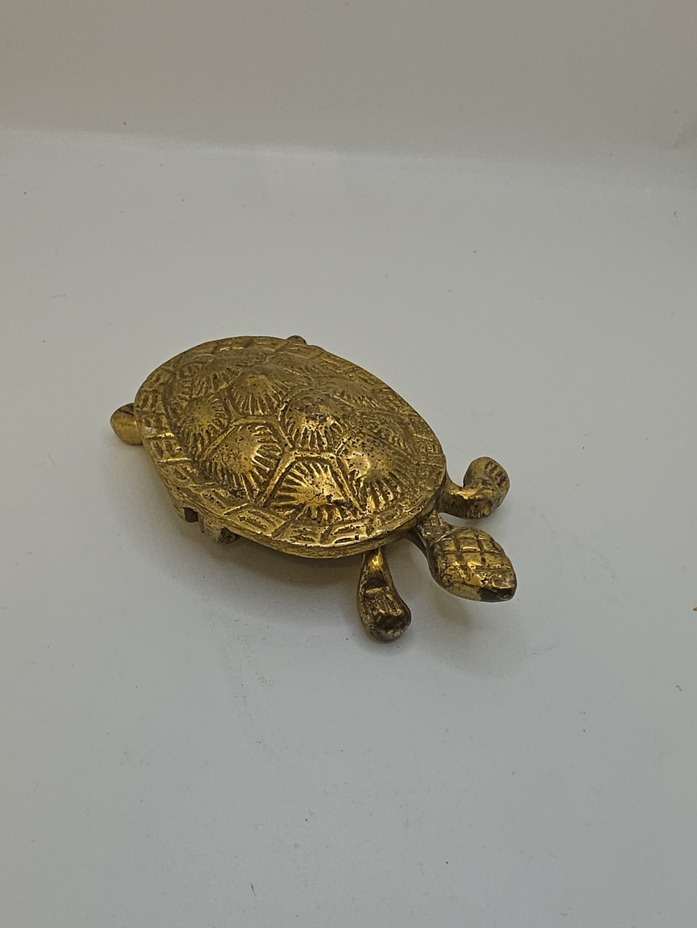 Brass Turtle Trinket Box